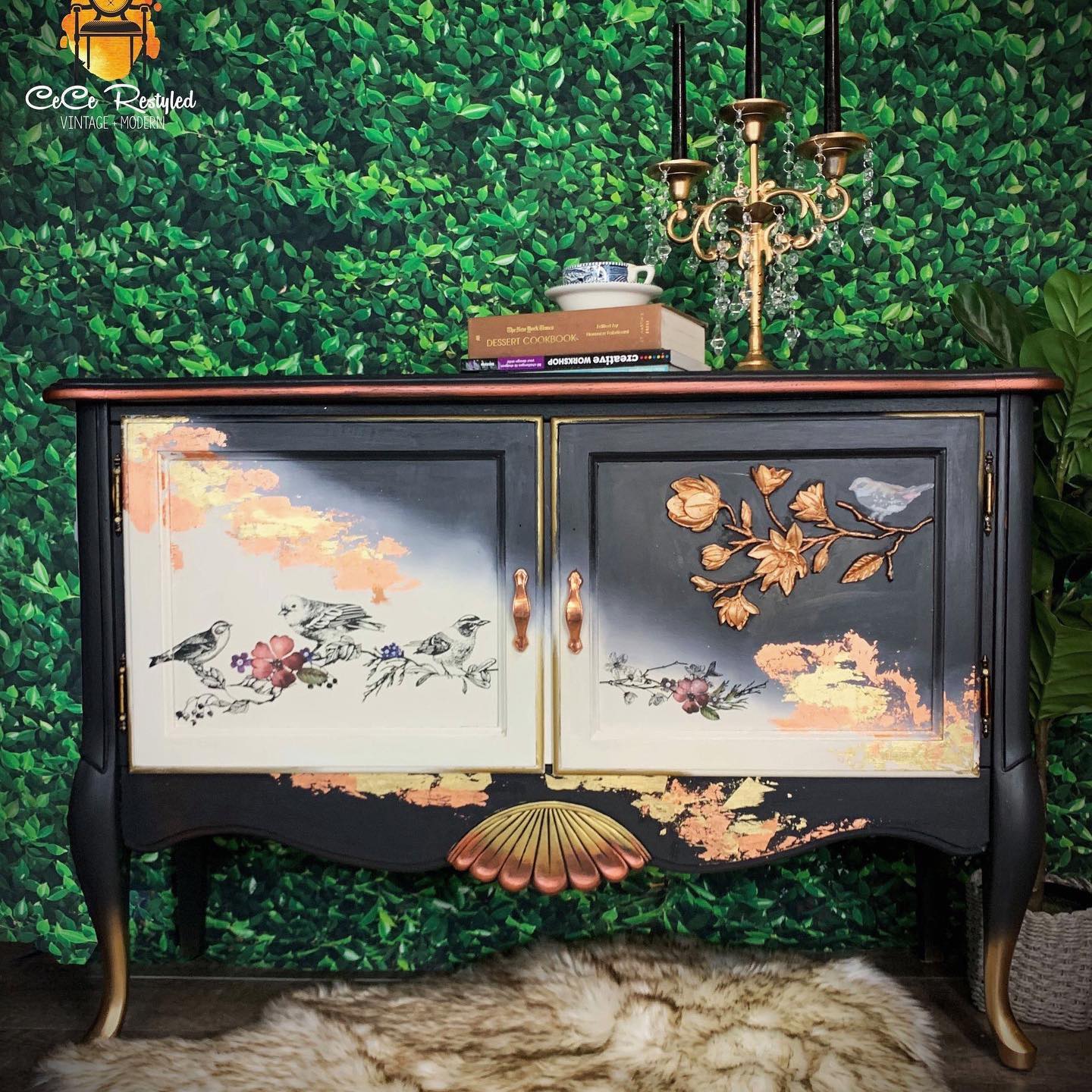 Birds Berries (61 x 87cm) - Redesign Décor Transfers®