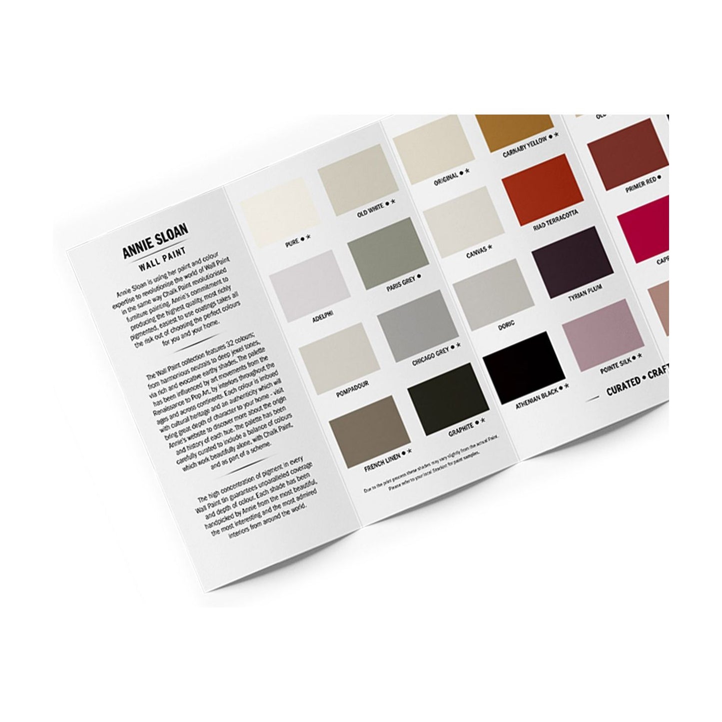 Annie Sloan Wall Paint Kleurenkaart