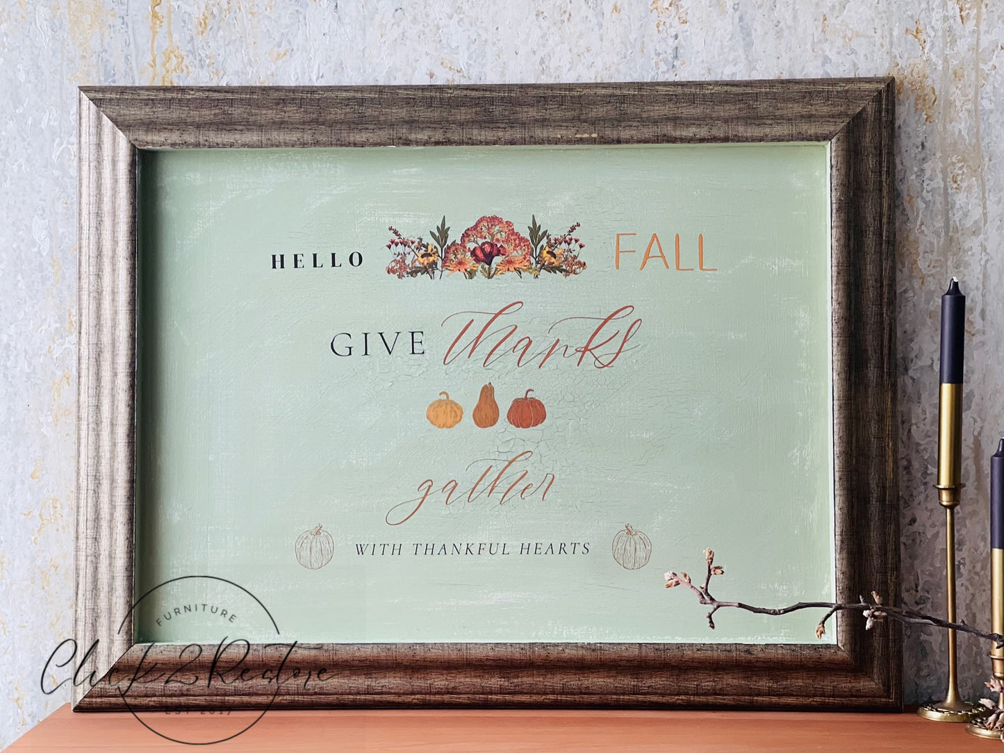 Dried Wildflowers (21,59 x 27,94cm) - Redesign Décor Transfers®