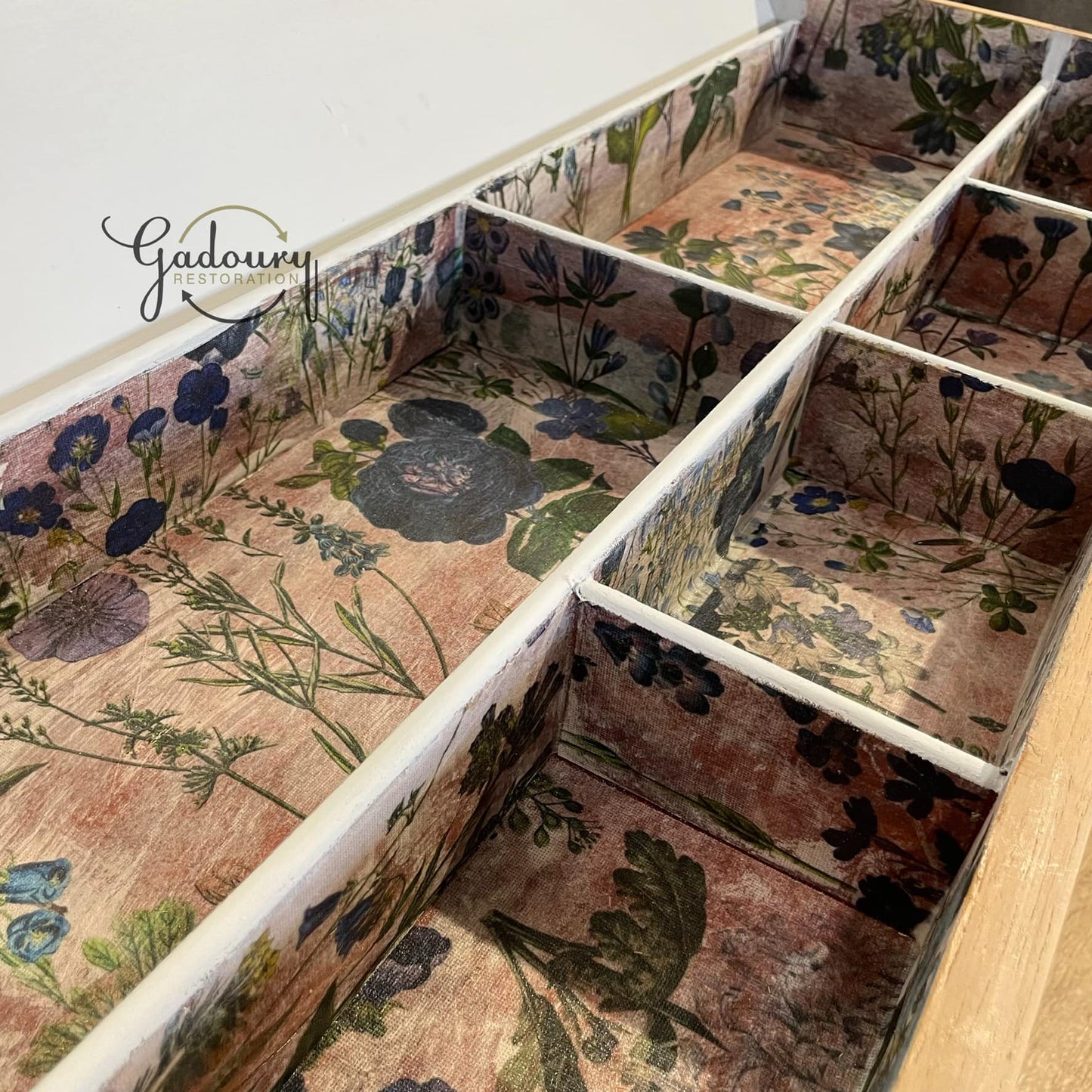 Blue Meadows (48,3 x 76,2cm) - Redesign découpage TISSUE