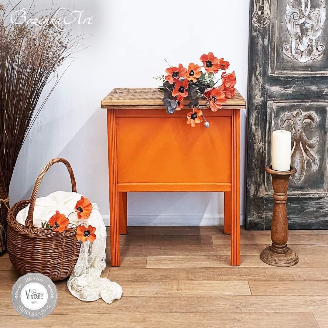 Vintage Paint BRIGHT ORANGE