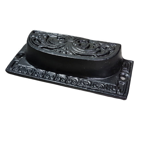 Komgreep Empire - zwart (10 x 3,5cm)