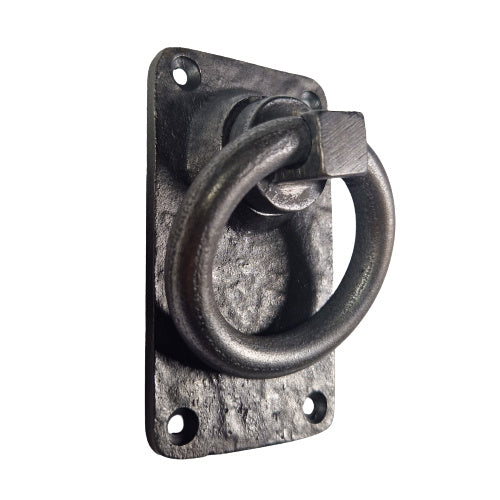 Robuuste greep met ring - grijs (9 x 5,5cm)