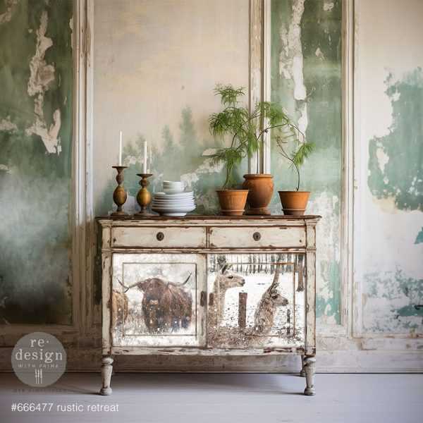 Rustic Retreat (48.2 x 76.2 cm) - Redesign découpage