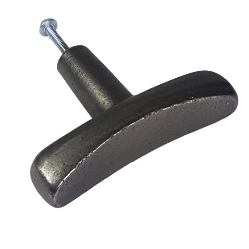 Platte kruisgreep - grijs (7,5 x 4cm)