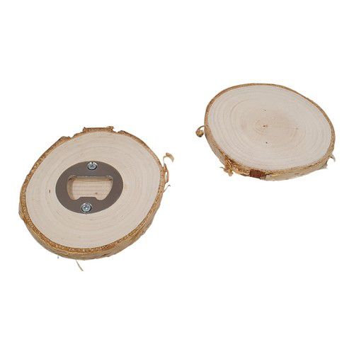 Houten Flessenopener of Onderzetter