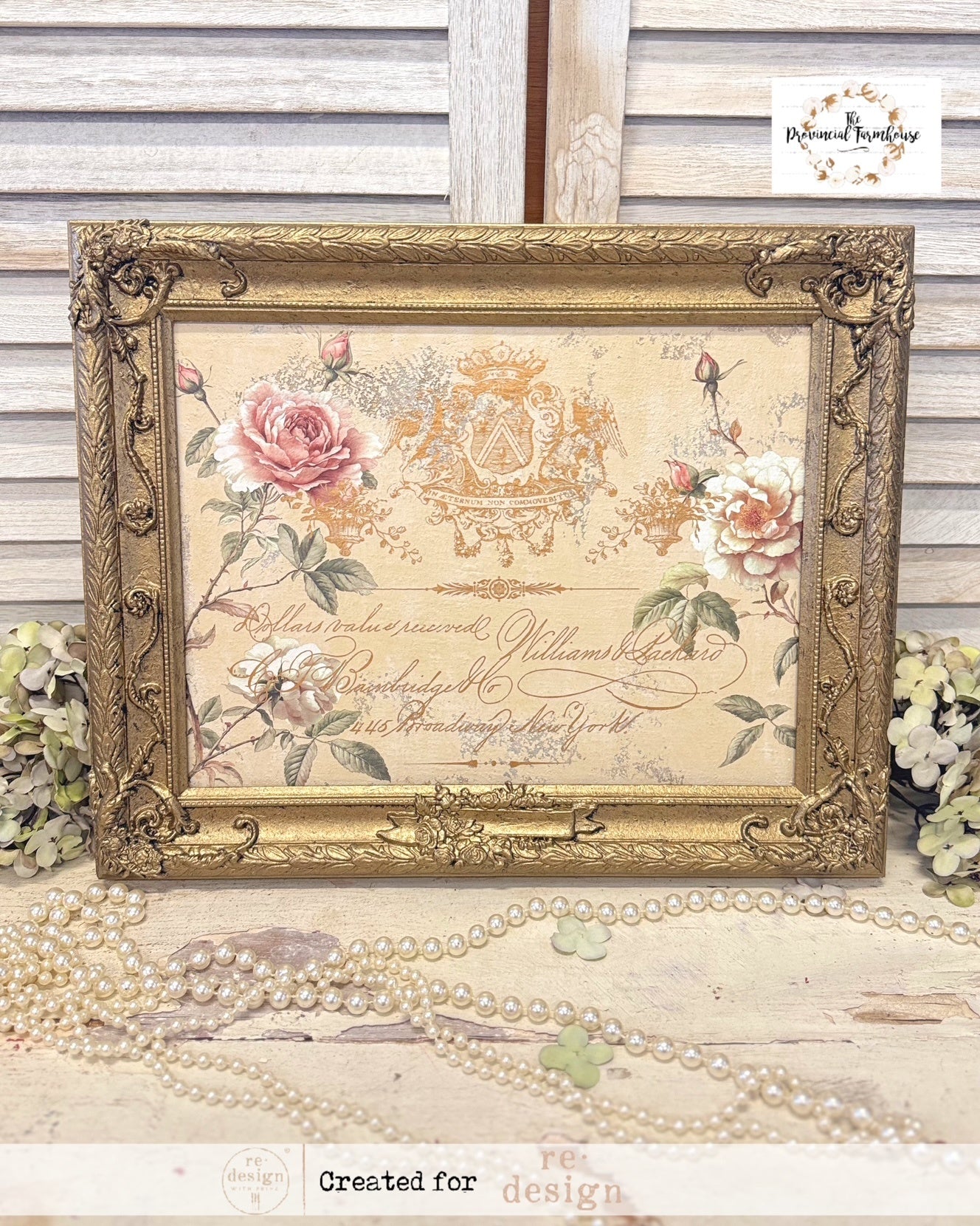 Queen's Glory (30,5 x 30,5cm) - Redesign Décor Transfers® MAXI