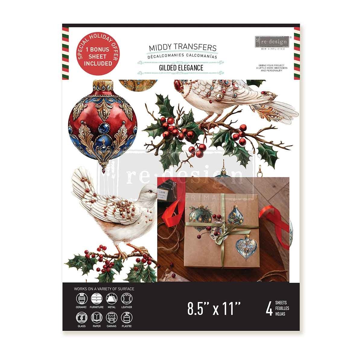 Gilded Elegance (21,59 x 27,94cm) - Redesign Décor Transfers® MIDDY