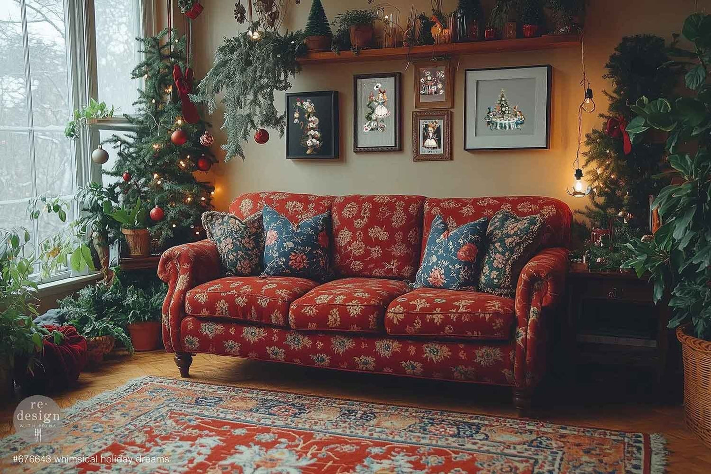 Whimsical Holiday Dreams (21,59 x 27,94cm) - Redesign Décor Transfers® MIDDY