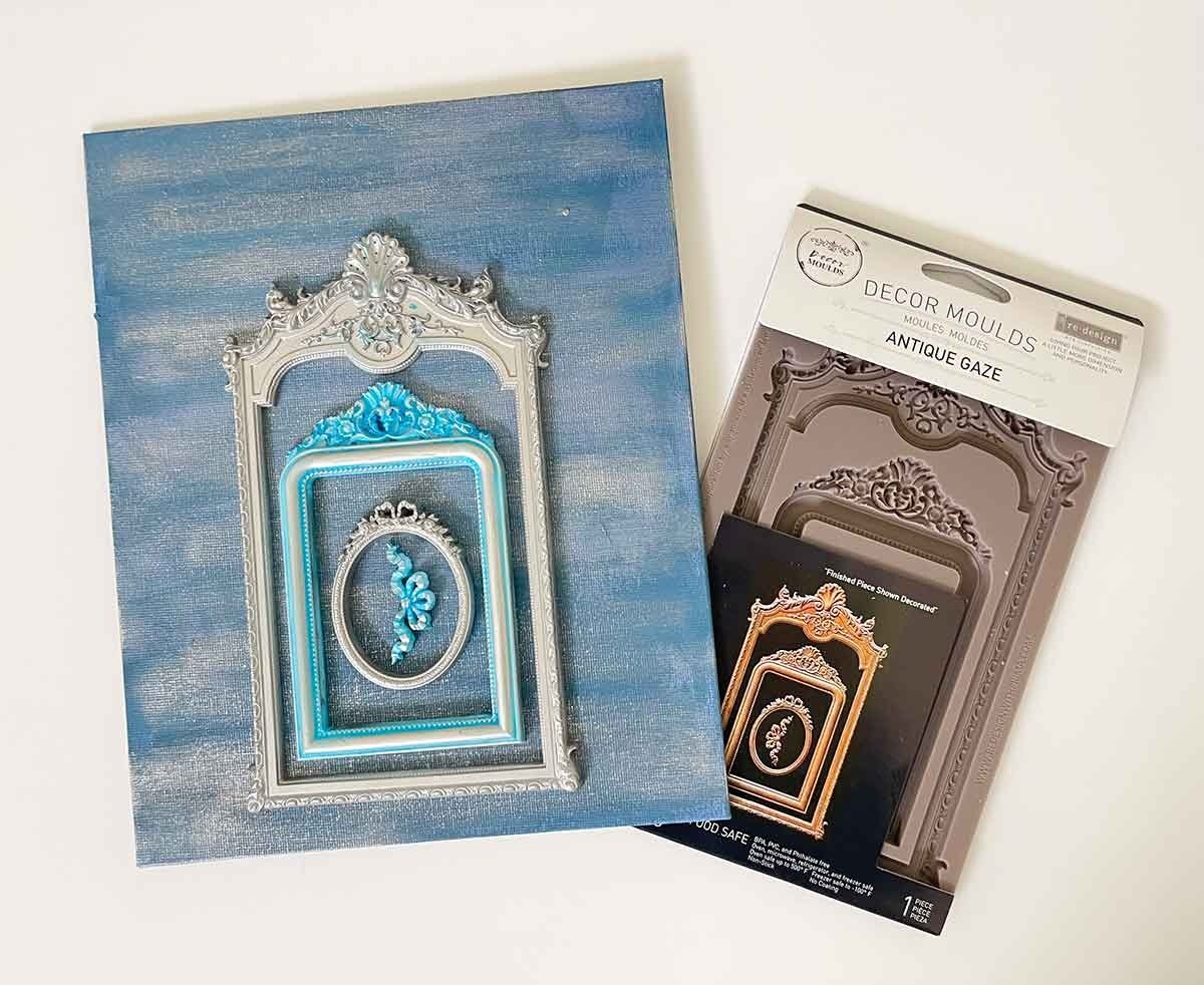 Antique Gaze (12,7 x 20,32cm) - Siliconen gietmal