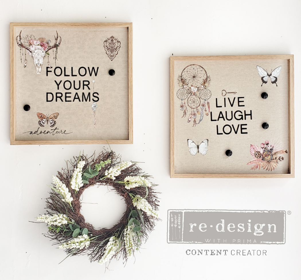 Bohemian Solstice (3 sheets,15,24 x 30,48cm) - Redesign Décor Transfers® Vintage Paint