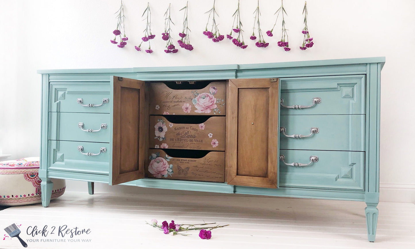 Overflowing Love (55,88 x 76,20cm) - Redesign Décor Transfers® Vintage Paint