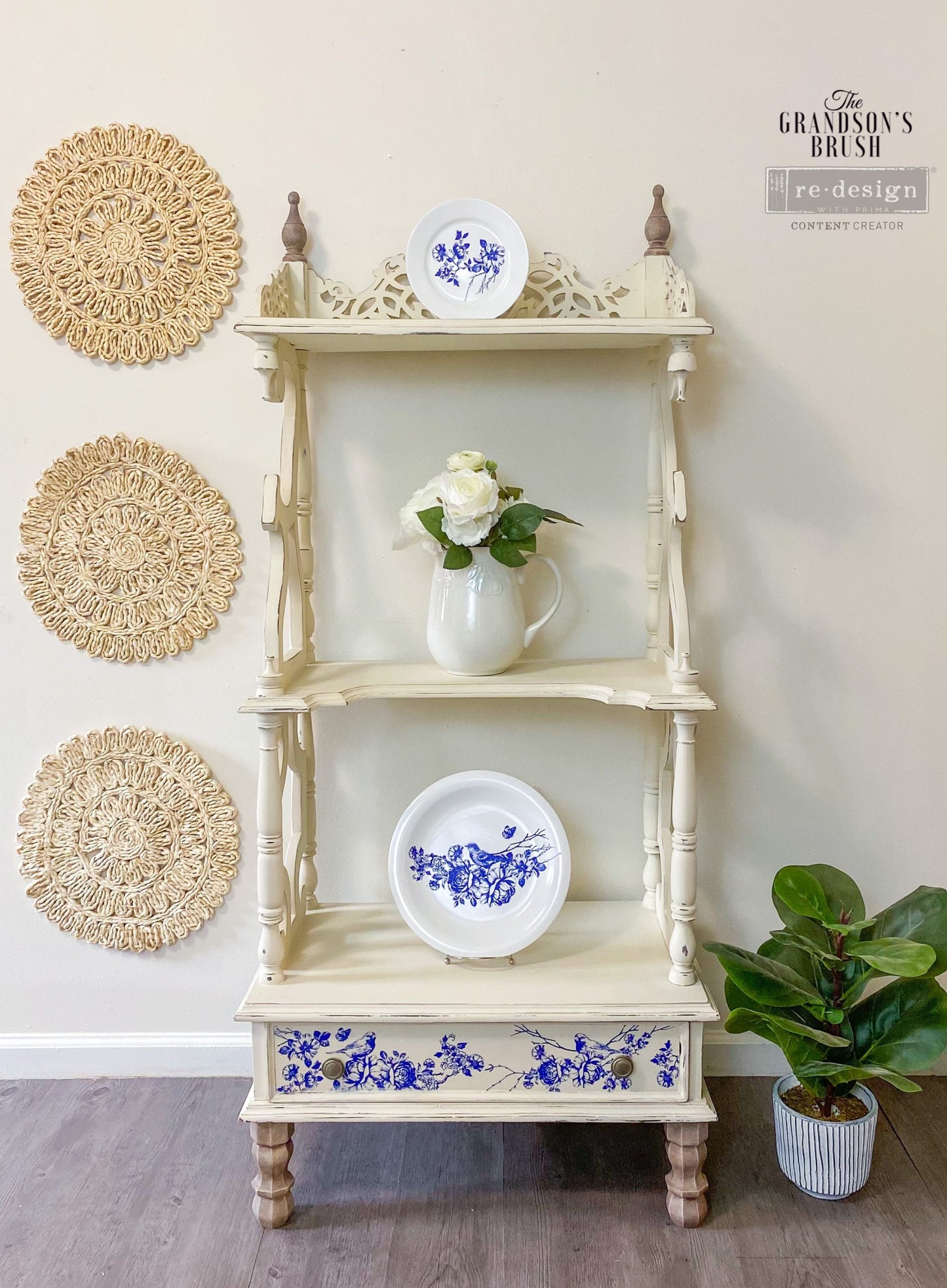 Peaceful Flight (60,96 x 88,90cm) - Redesign Décor Transfers® Vintage Paint