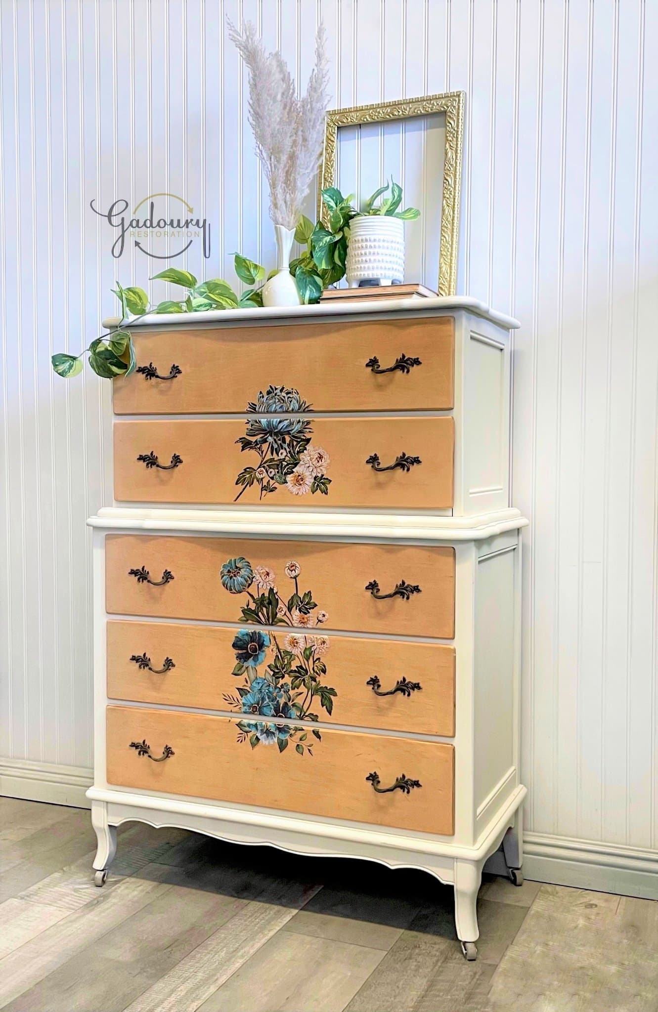 Gilded floral - Redesign Décor Transfers® Vintage Paint