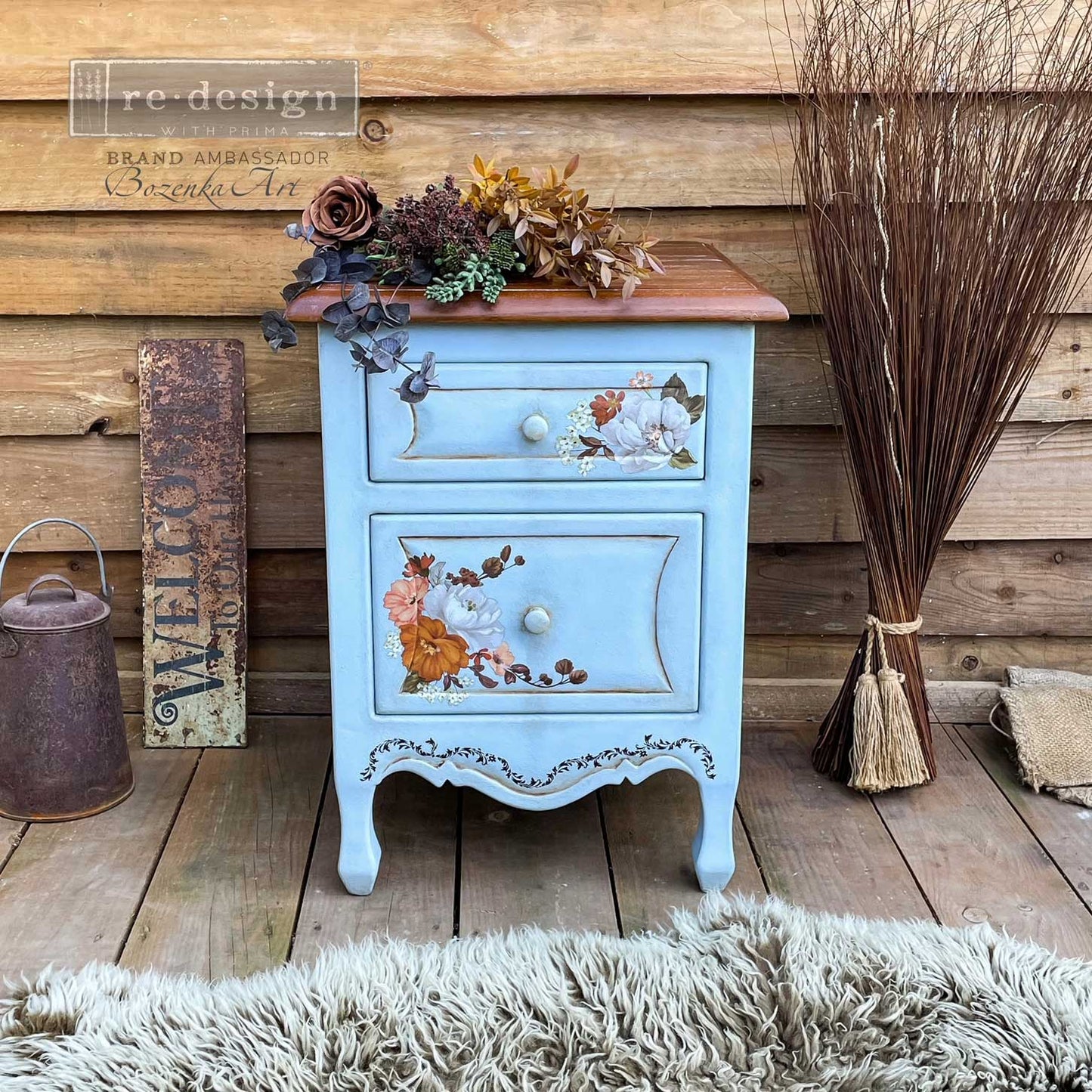 Classic Peach (21,59 x 27,94cm) - Redesign Décor Transfers® Vintage Paint