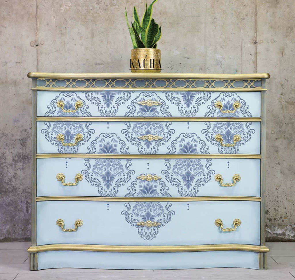 Dana Damask Kacha - Redesign Décor Transfers® Vintage Paint