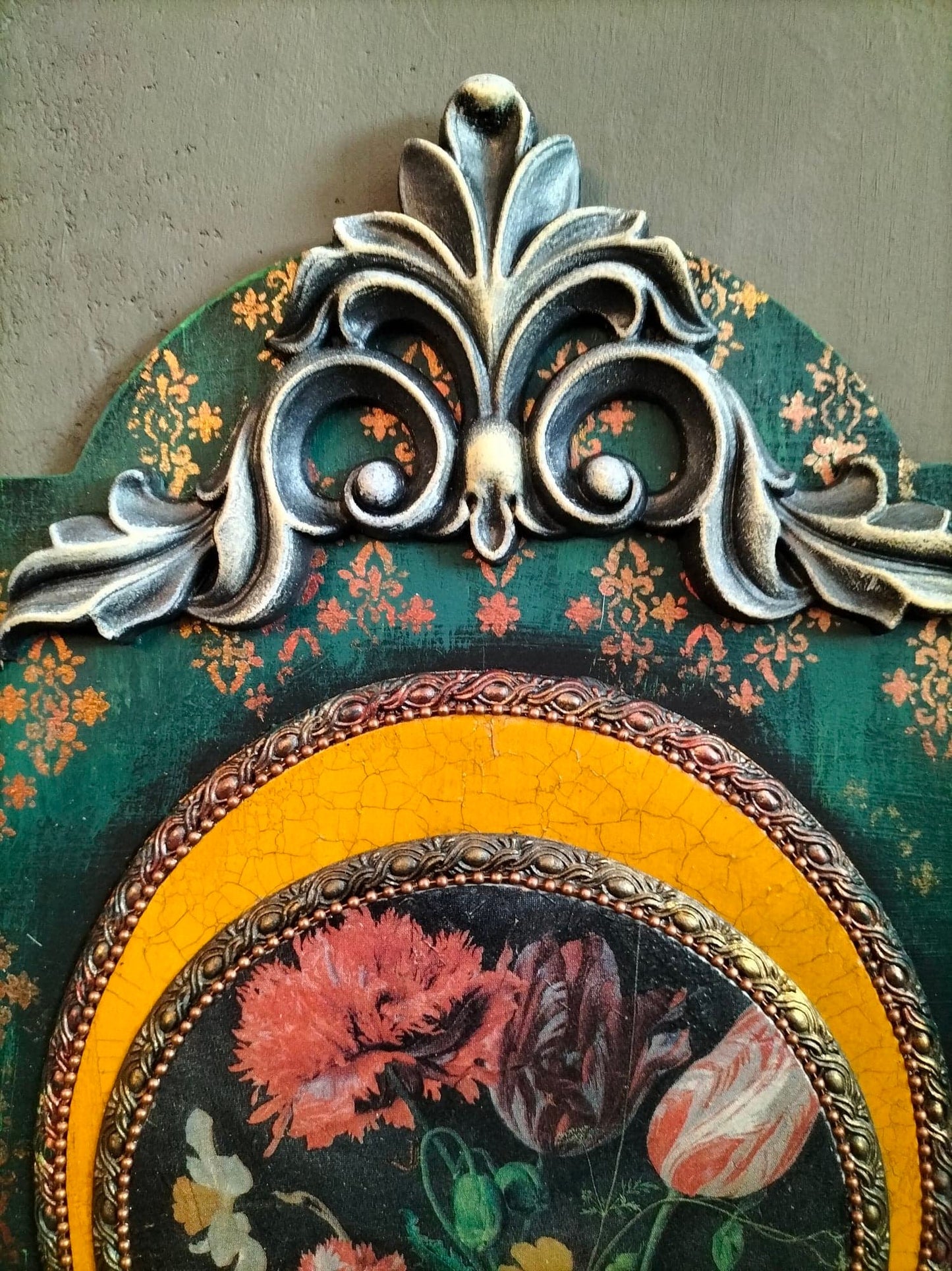 Pakket van 2 decoratieve pluimen (10x19,5cm) - WUB6093 Woodubend