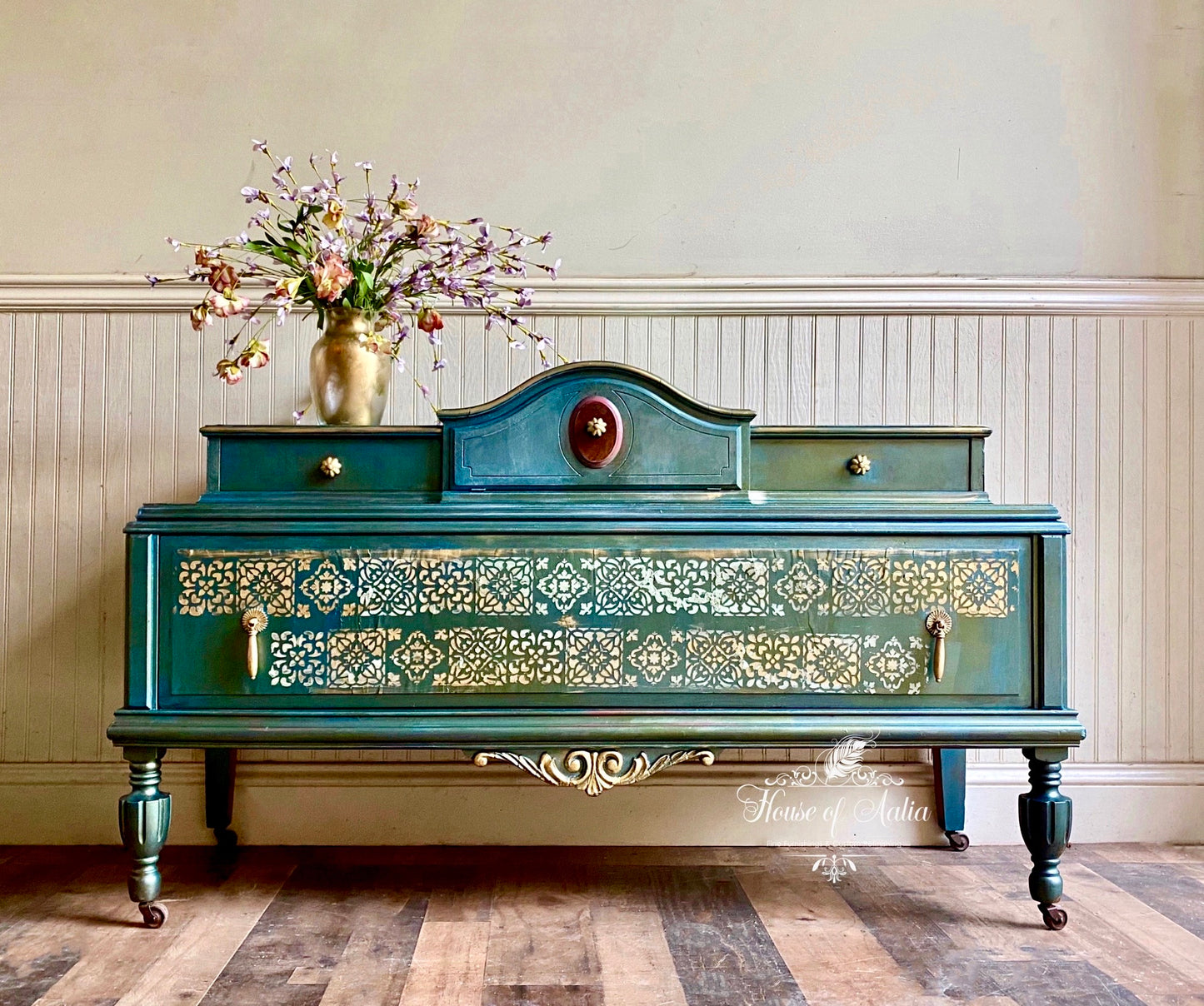 Casa Blanca Tile (10,16cm x 13,7m) - Stencil Vintage Paint