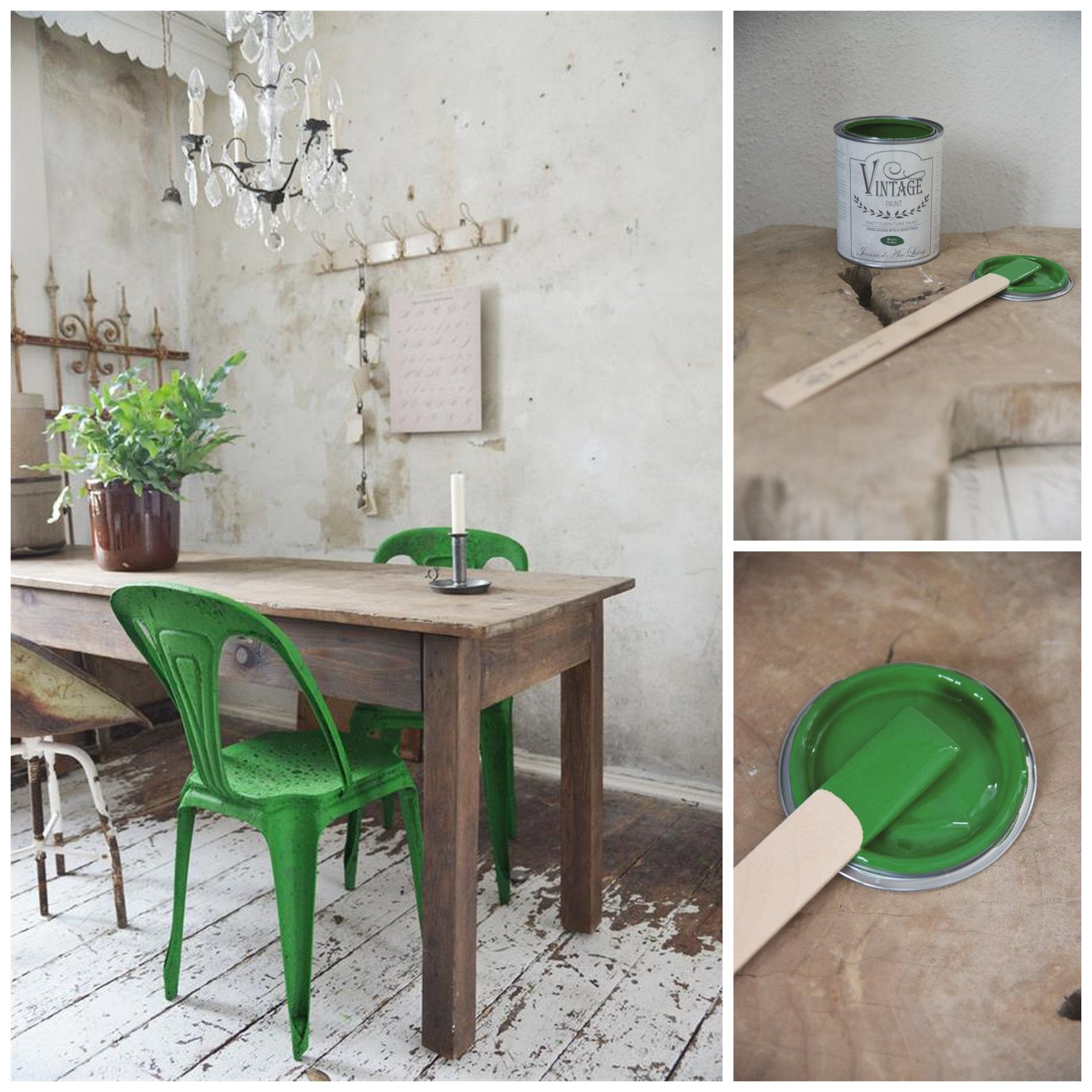 Vintage Paint BRIGHT GREEN