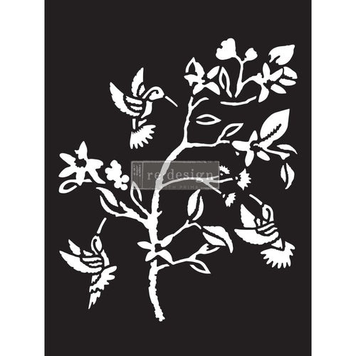Hummingbird (22,9x30,5cm) - Redesign with Prima - Stencil