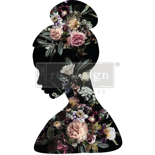 Floral Silhouette (61 x 89cm) - Redesign Décor Transfers®