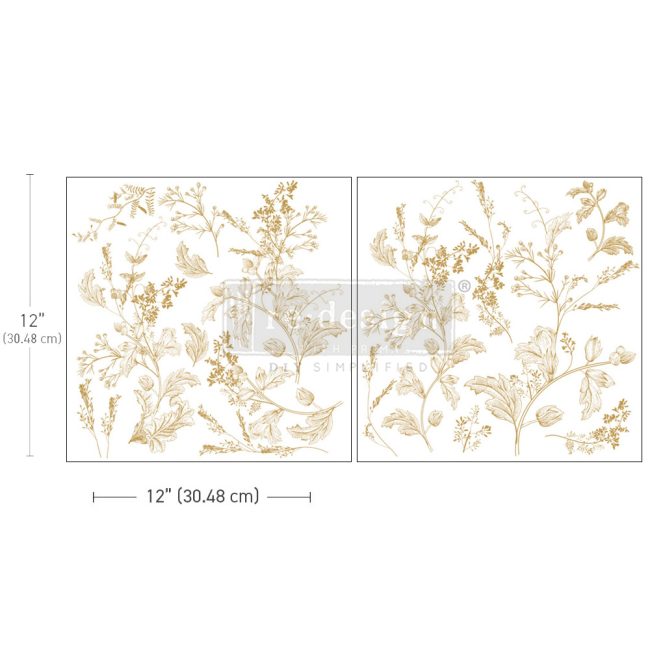 Dainty Blooms (30.48 x 30.48cm) - Redesign Décor Transfers® MAXI