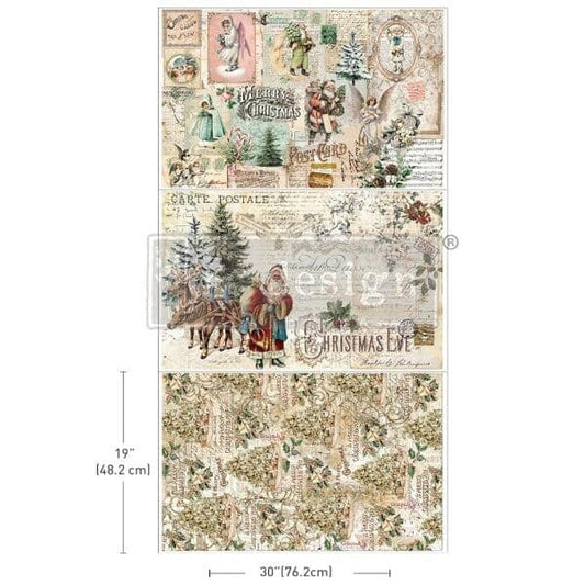 Holly Jolly Hideaway (48,2 x 76,2 cm)- Redesign découpage