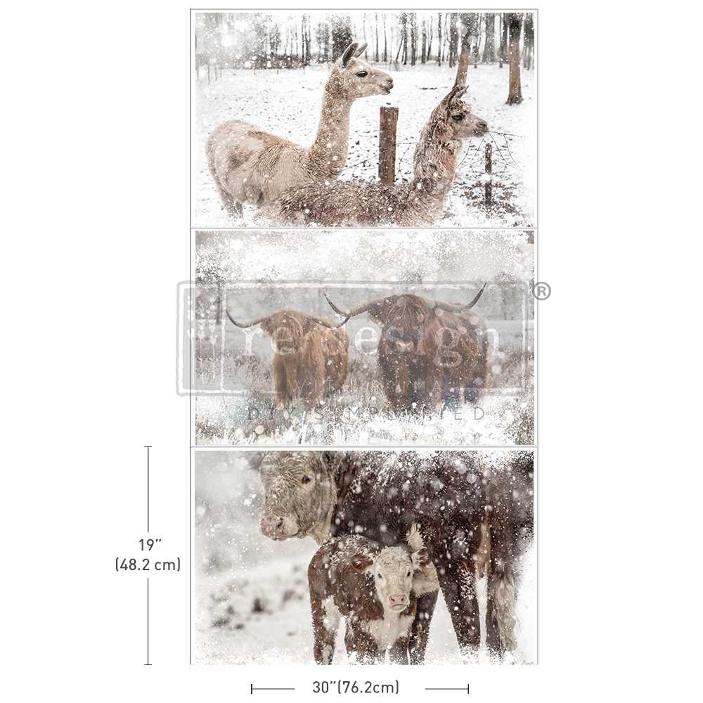 Rustic Retreat (49,5 x 76,2 cm) (3 Pack) - Redesign découpage TISSUE