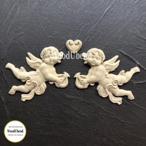 Set van 2 kleine engeltjes (8 x 10cm) 