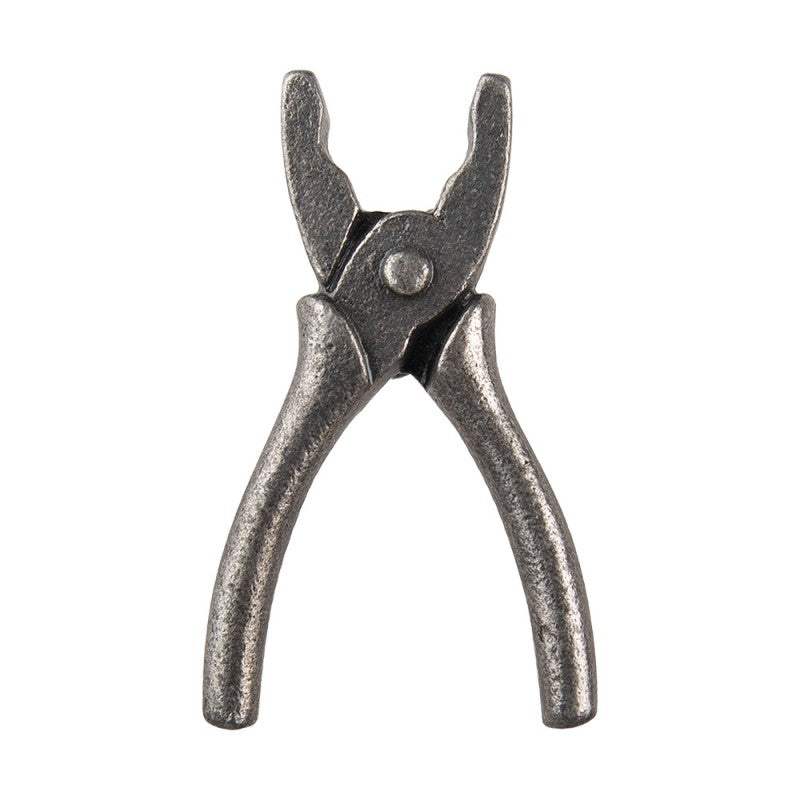 Deurknop Knijptang 7x3x5 cm Bruin Metaal Meubelknop
