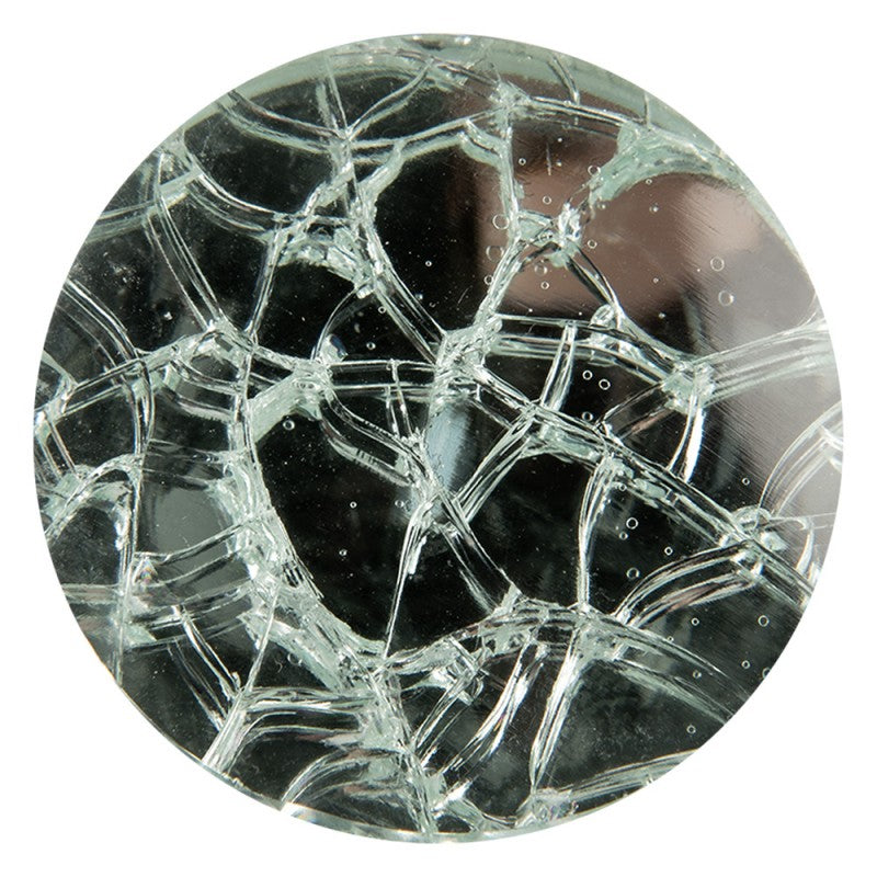 Deurknop Ø 4x3 cm Transparant Glas