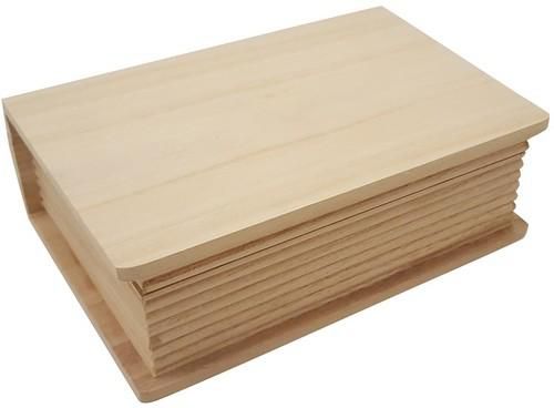 Houten Kist Boekvorm (20x14,1x6,9cm)