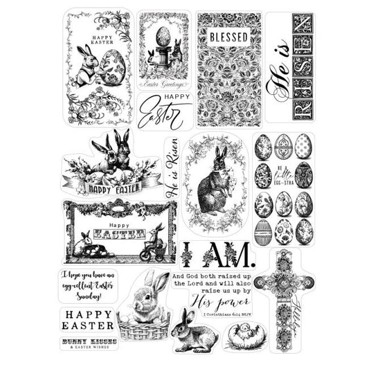 Easter (21.50 x 27.94cm) - Decoration stamp