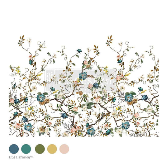 Blue Vine (60,96 x 88,90 cm) - Redesign Décor Transfers® FLAT XL