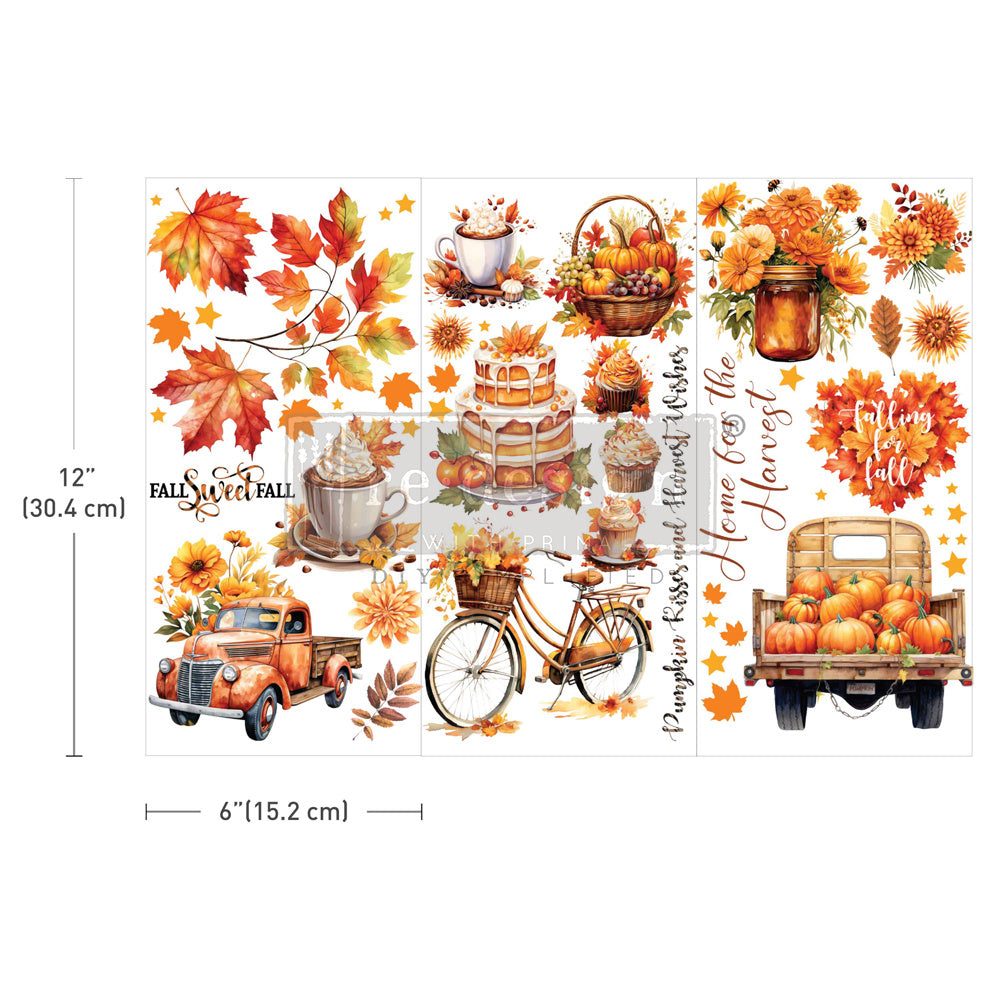 Autumn Splendor (15 x 30cm) - Redesign Décor Transfers® MINI