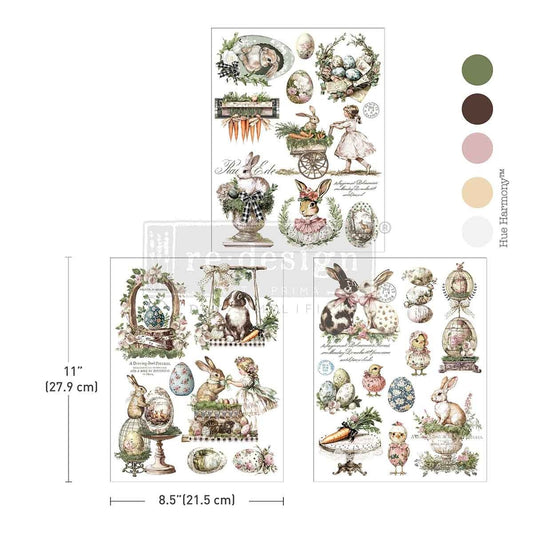 Garden Whimsy (21,59 x 27,94cm) - Redesign Décor Transfers® MIDDY
