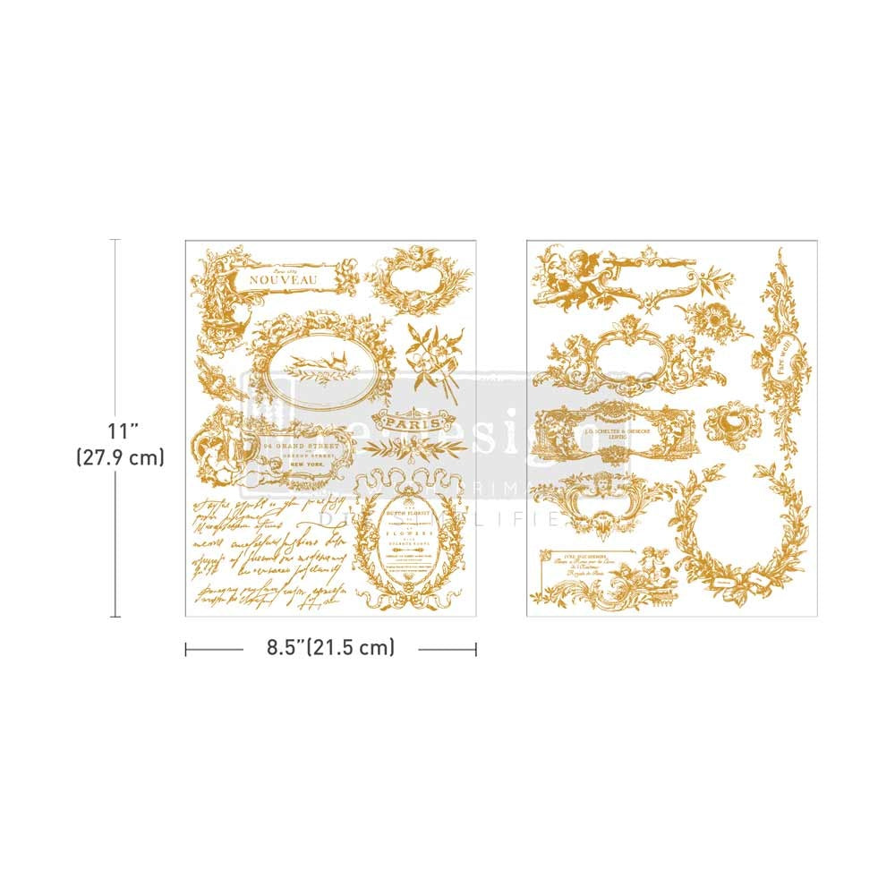 Label De Luxe (21,59 x 27,94cm) - Redesign Décor Transfers® MIDDY