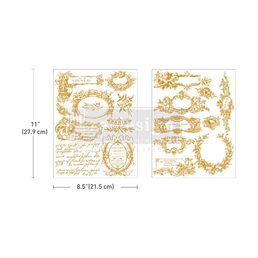 Label De Luxe (21,59 x 27,94cm) - Redesign Décor Transfers® MIDDY
