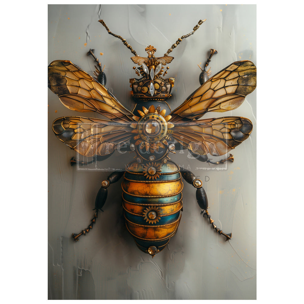 Gearspring Honeybee (59,4 x 84,3cm) - Redesign découpage A1 FIBRE