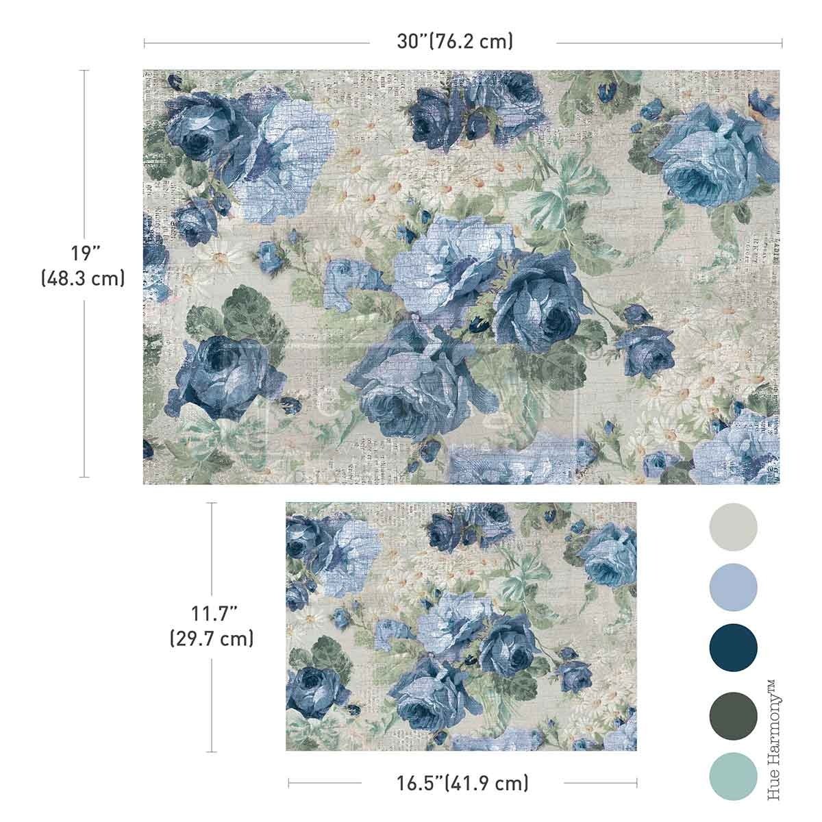 Meadow Melodies (49,5 x 76,2cm & A3) (2 Pack) - Redesign découpage FIBER