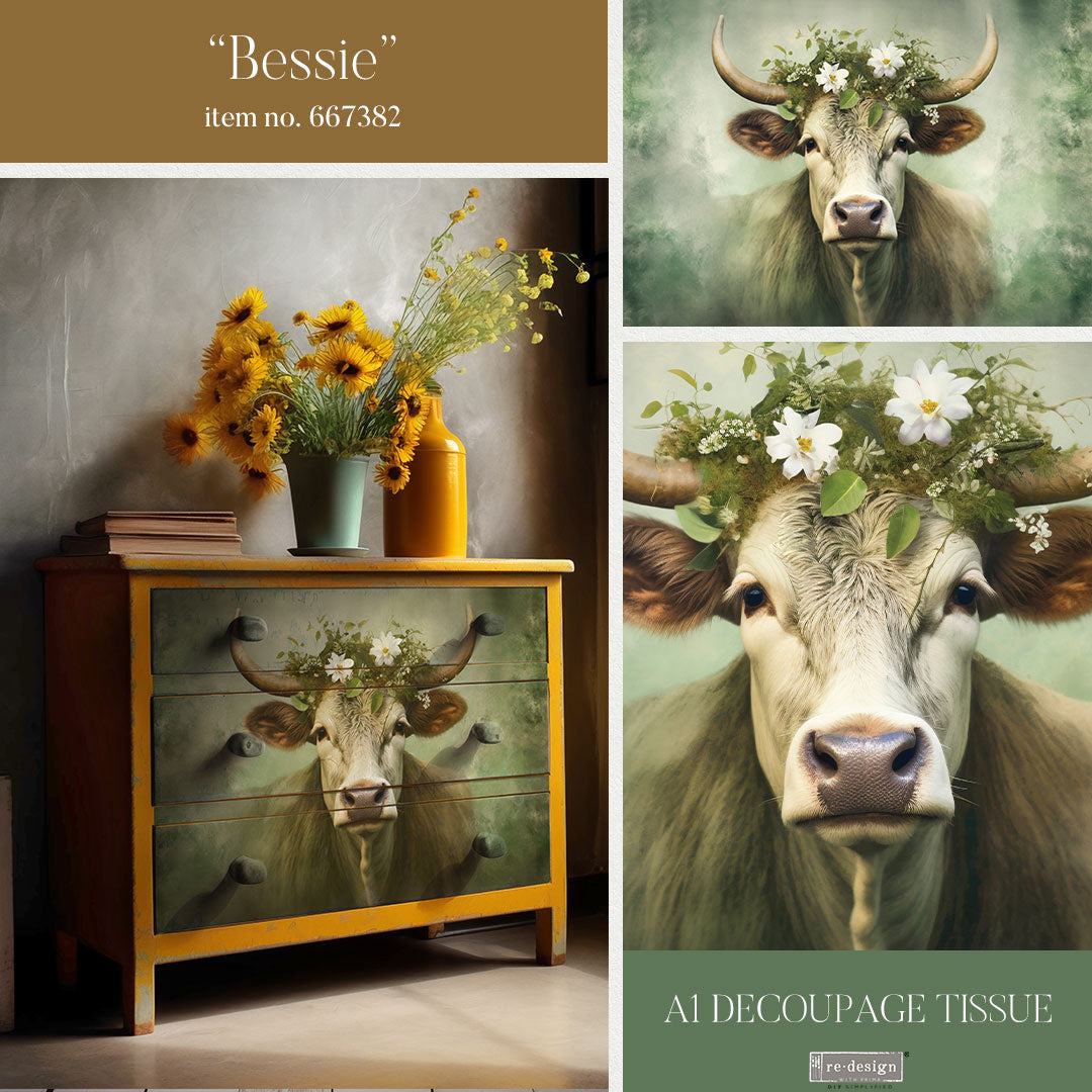 Bessie (59,4 x 84,3cm) - Redesign découpage A1 FIBRE