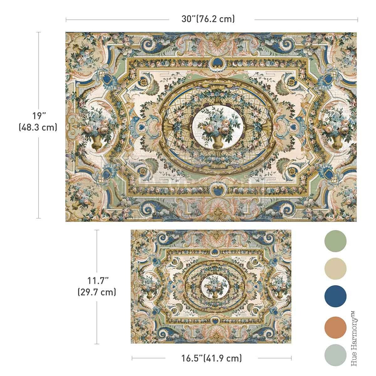 Serenade in Blue (49,5 x 76,2cm & A3) (2 Pack) - Redesign découpage FIBER