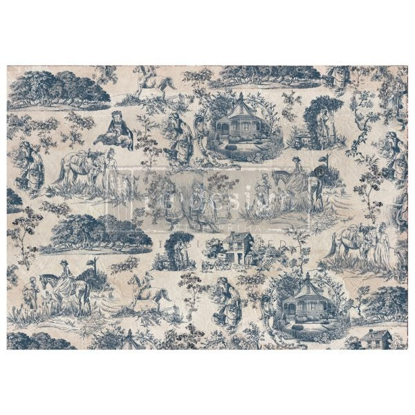 Toile de Jouy (A1: 59 x 84cm) - Redesign FIBER découpage