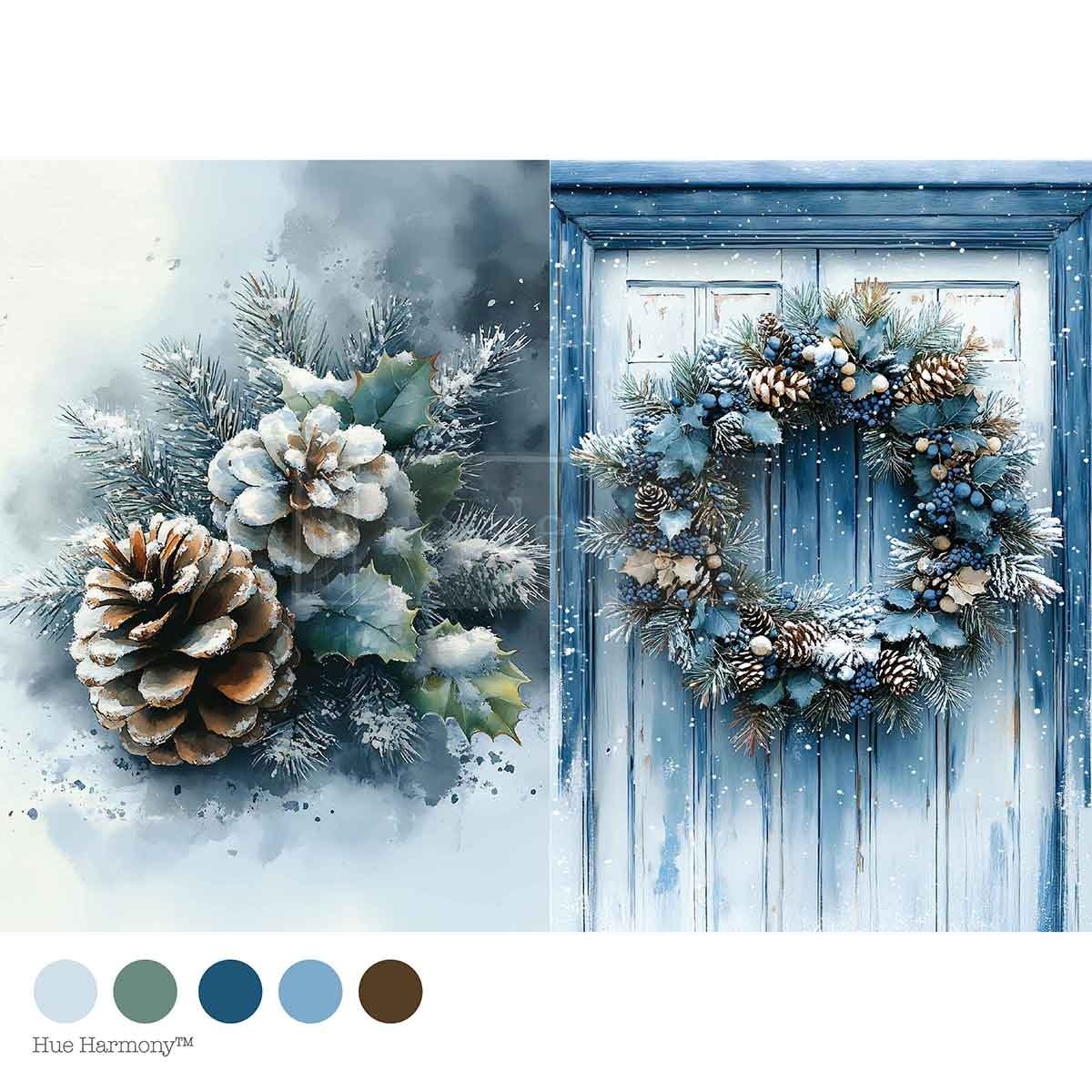 Wreath Of Whispers (21 x 29,7 cm) - Redesign découpage FIBER