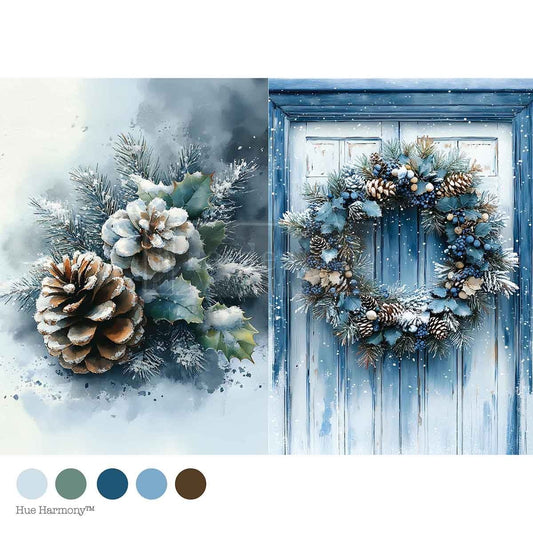 Wreath Of Whispers (21 x 29,7 cm) - Redesign découpage FIBER