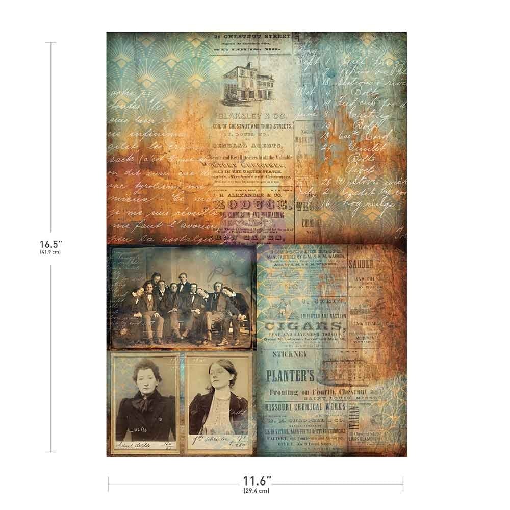 Chestnut Street (29 x 41cm) - Redesign découpage RICE