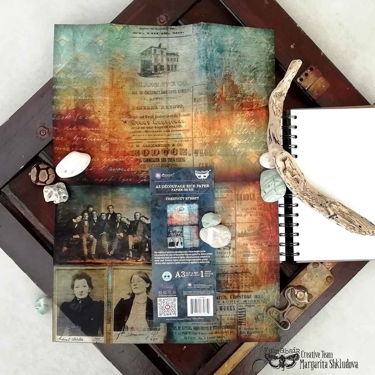 Chestnut Street (29 x 41cm) - Redesign découpage RICE