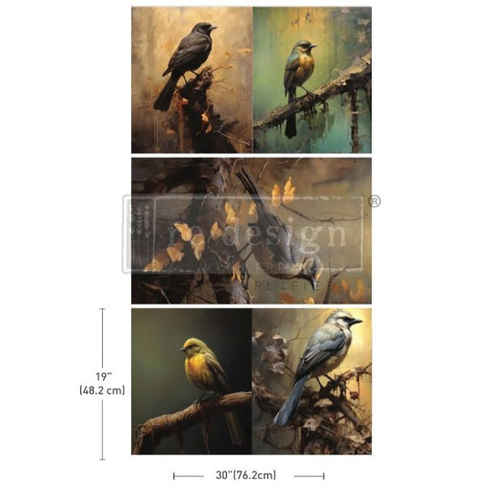 Avian Dreamscape (49.5x76cm) (3 Pack) - Redesign découpage
