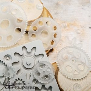 Large Gears (12,7 x 20,32cm) - Siliconen gietmal