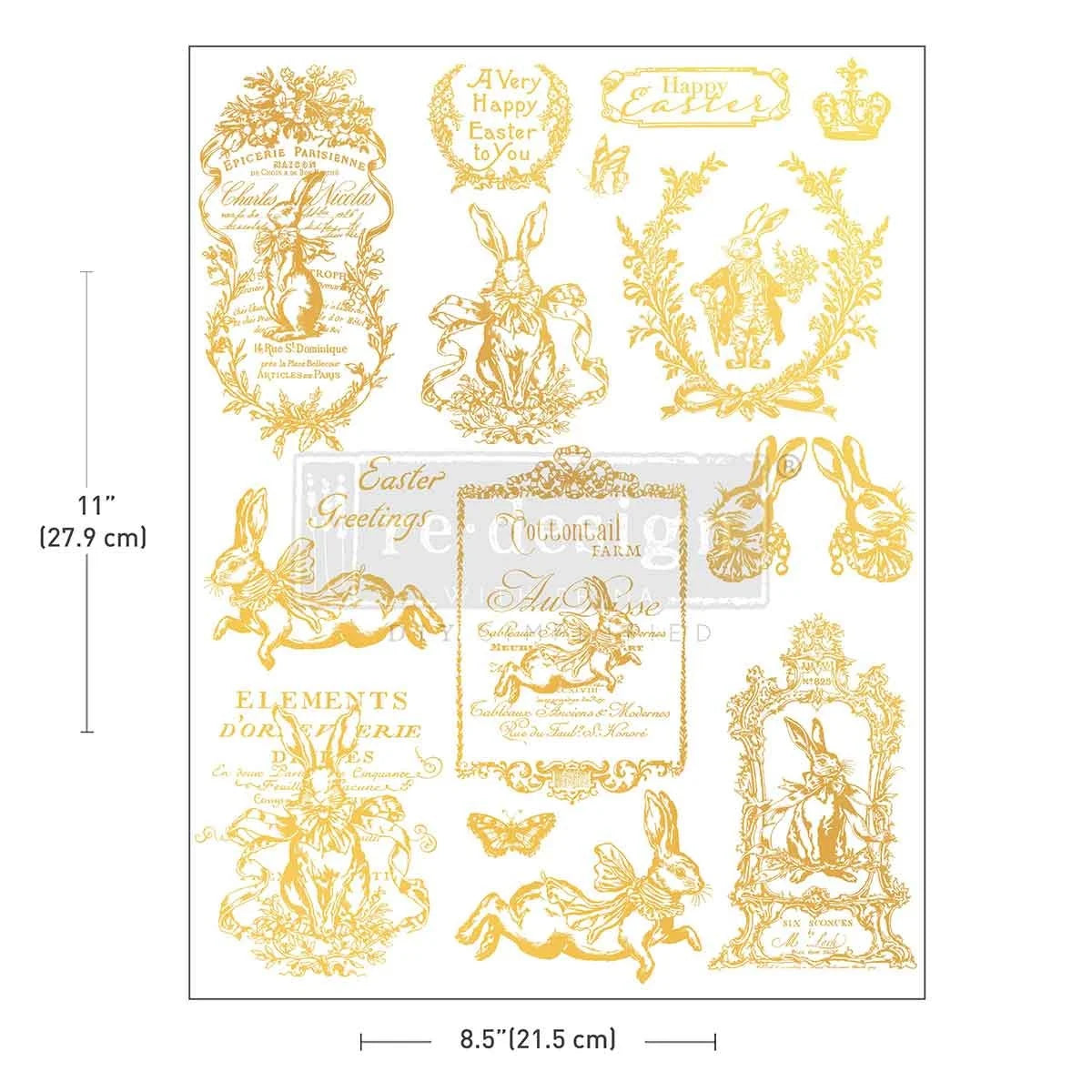 Gilded Spring (21,59 x 27,94cm) - Redesign H2O Transfers®